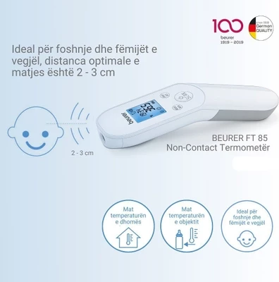 Termometër BEURER FT 85 Non-Contact, °C/°F, i bardhë