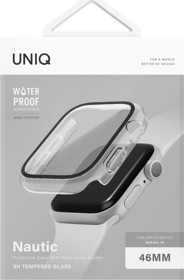 Mbështjellës UNIQ Nautic për Apple Watch 46mm, Transparent