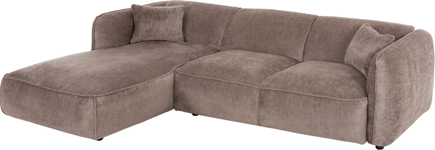 Divan qoshe majtas TREAT FH3277.02L ngjyrë bezhë e errët 270x163x74 cm