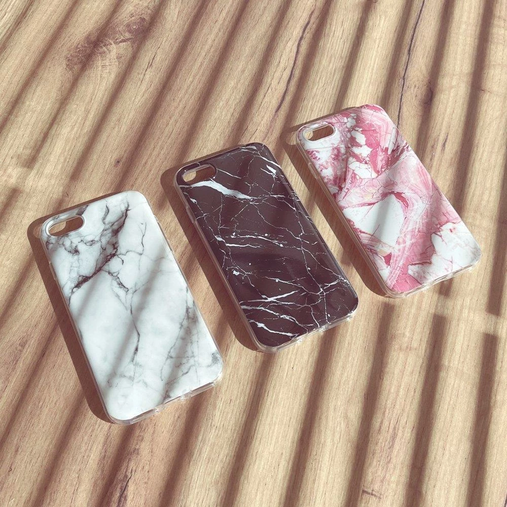 Mbështjellës Wozinsky Marble për iPhone 13 mini, TPU, i zi