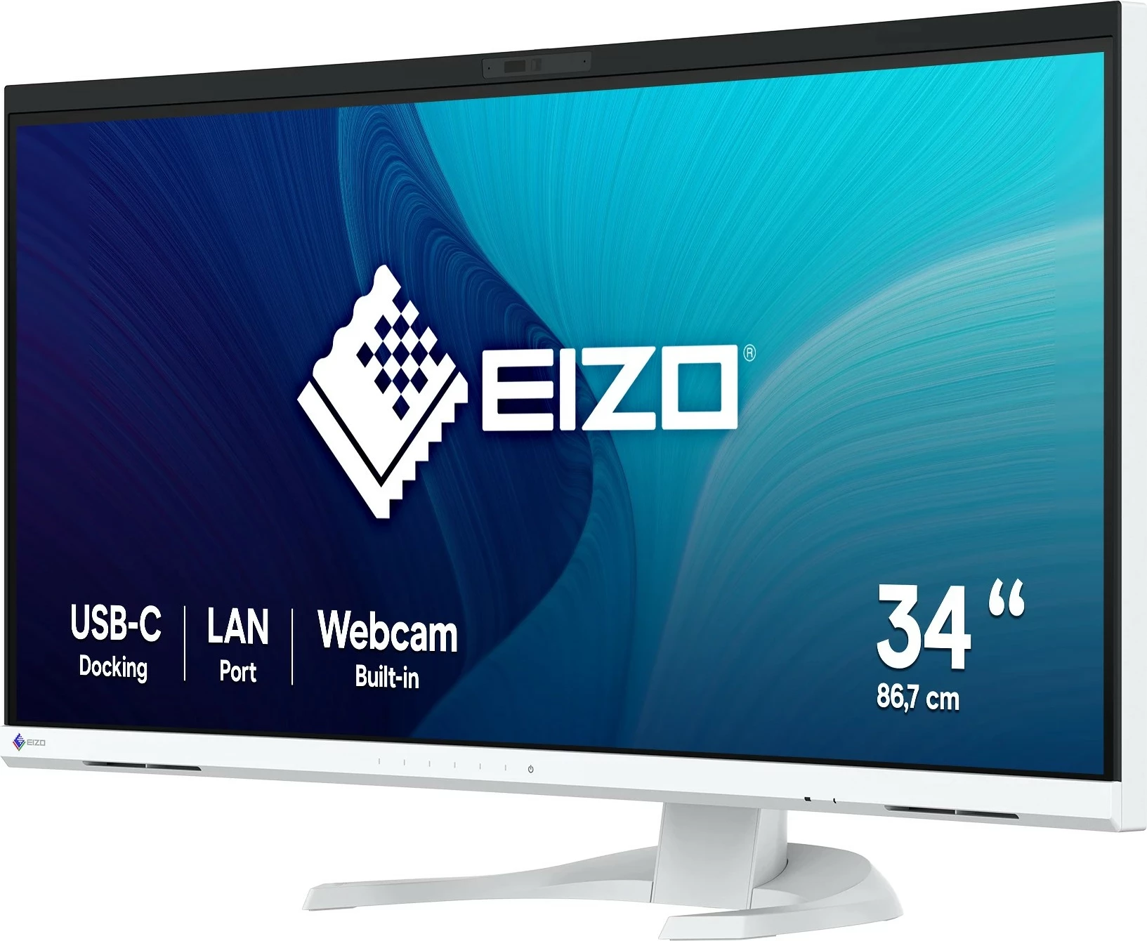 Monitor EIZO FlexScan EV3450XC, 34.1", UltraWide Quad HD, i bardhë
