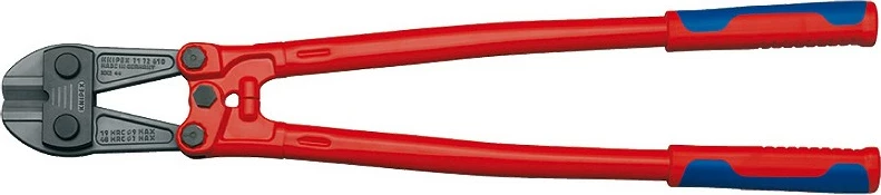 Gërshërë bulonash Knipex 71 72 610, 610mm, çelik krom-vanadium, dorezë plastike kuqe/blu