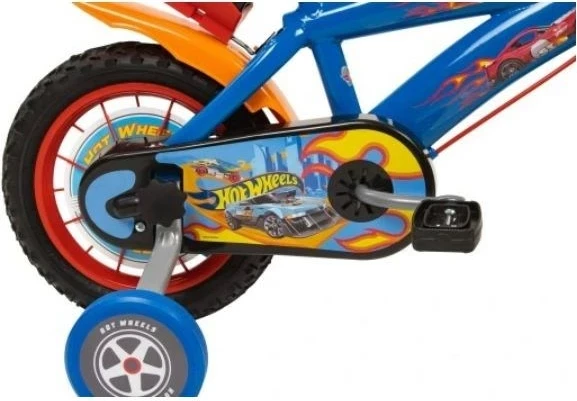 Biçikletë fëmijësh TOIMSA HOT WHEELS 1268, 12 inç, Blu, me 4 rrota