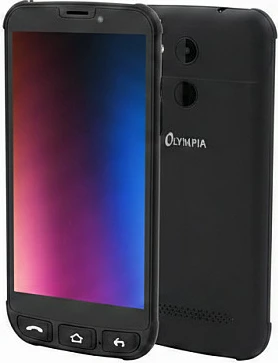 Celular Olympia NEO Mini+, kompakt, tasta fizike, i zi