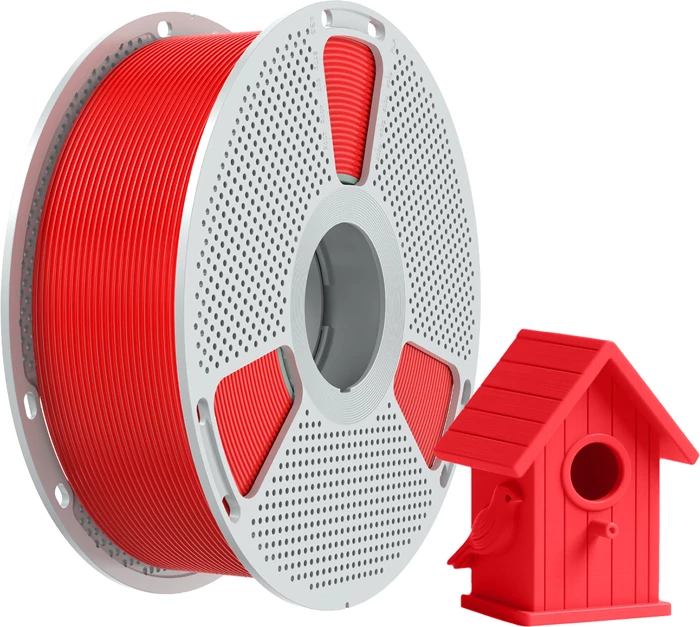 Filament për printim 3D Sunlu ASA ASA R 1.75 mm (±0.02 mm), i kuq