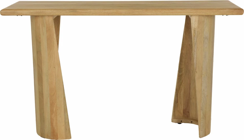 Konsol Spiral, dru mango natyral, 130x40x76cm