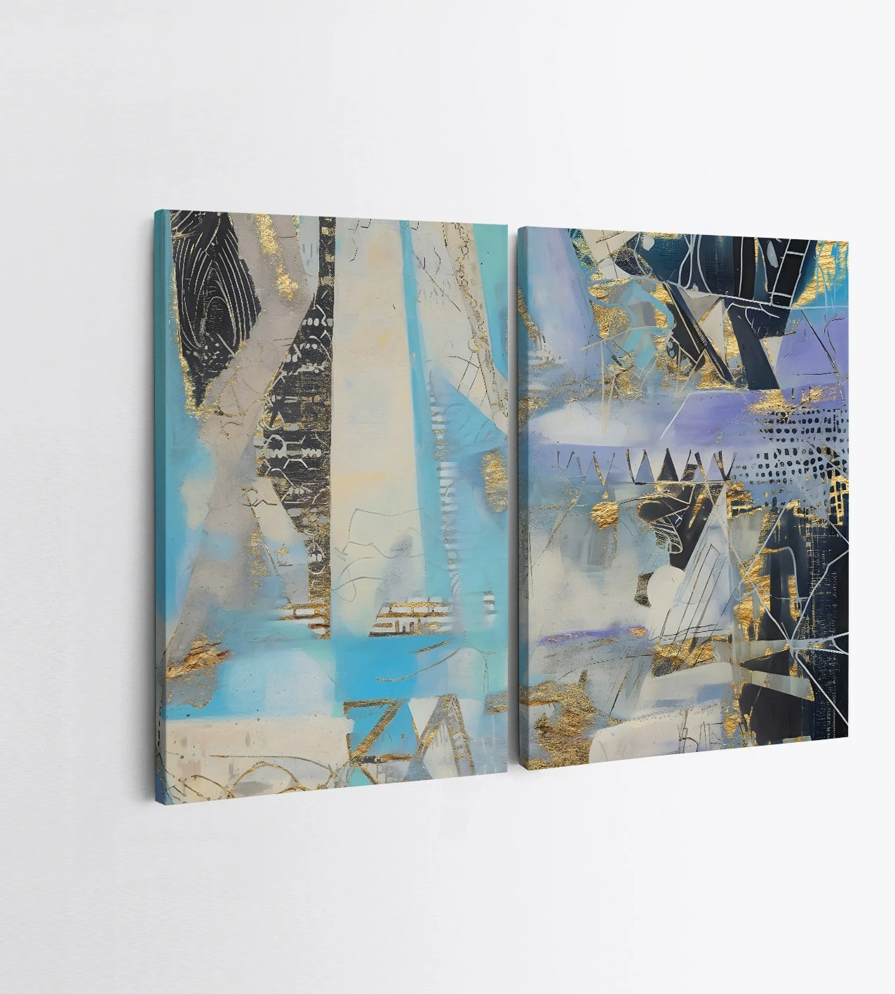 Pikturë dekorative në kanavacë (2 copë), Wallity, 2KNV4379, 50x70cm