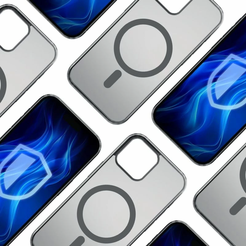 Kapak telefoni 3mk Frosty MagCase për iPhone 12 Pro Max, i zi