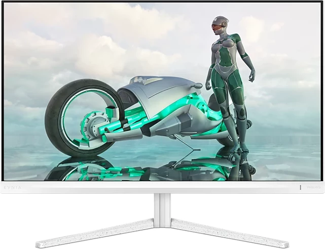 Monitor gaming Philips Evnia 27M2N3201A 27" Fast IPS FHD 180Hz 1ms HDR10, i bardhë