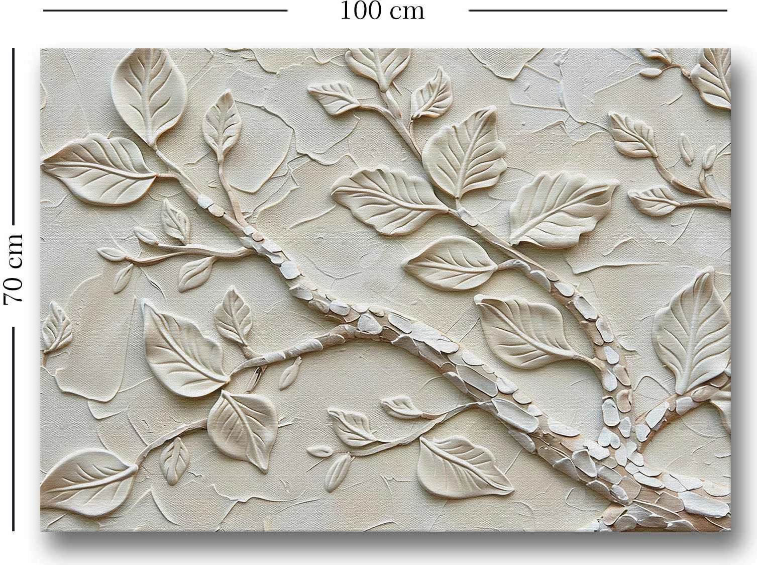 Pikturë dekorative në kanavacë Wallity, shumëngjyrëshe, 70x100cm, 70100Wabisabi-037