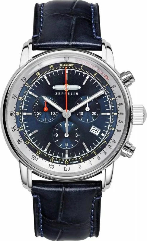 Orë dore për meshkuj Zeppelin, e kaltër