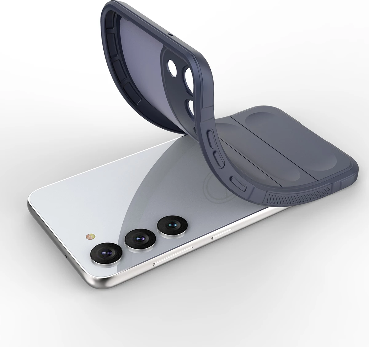 Mbështjellës Hurtel Magic Shield Case për Samsung Galaxy S23+, i kuq