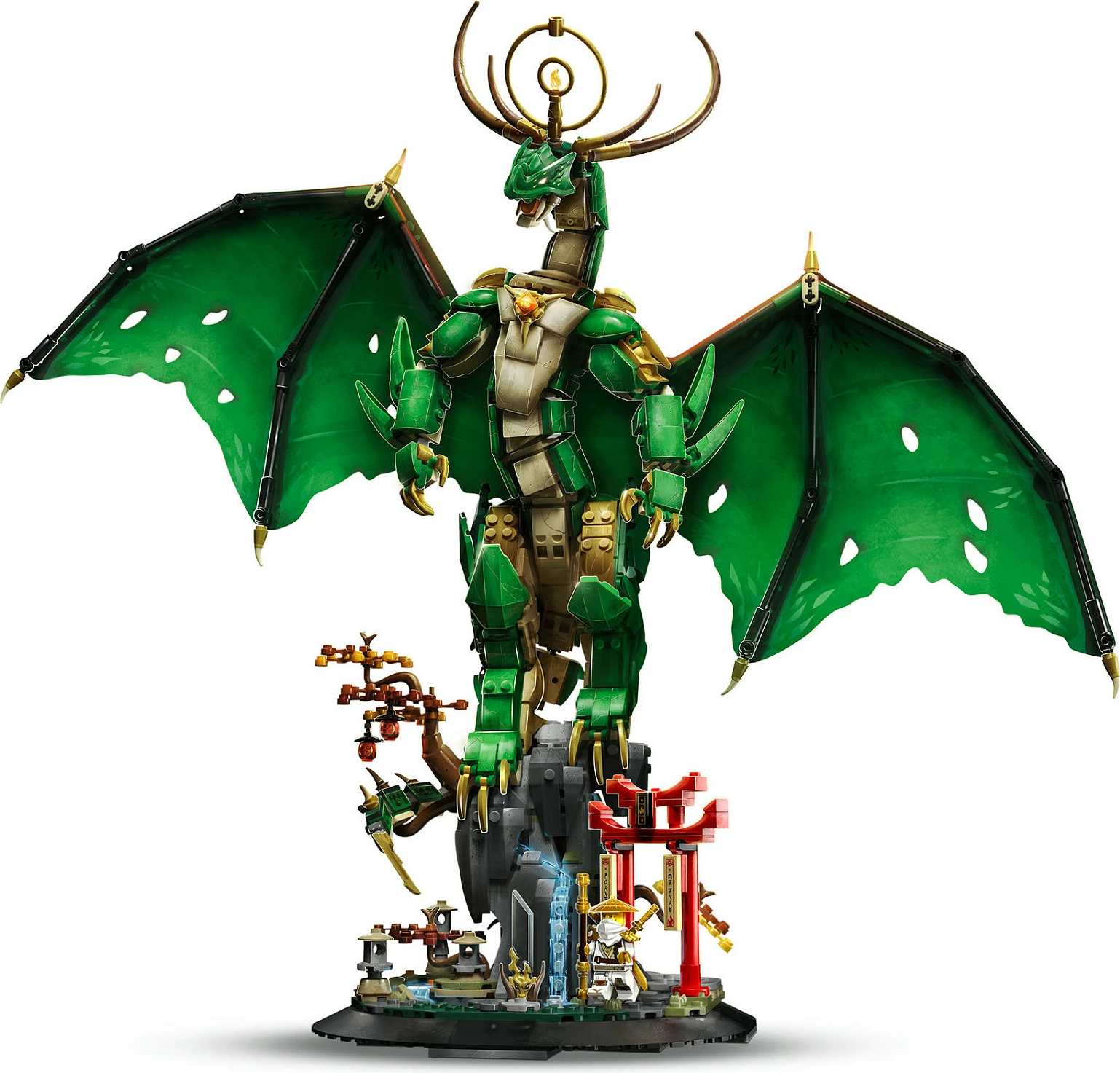 Set ndërtimi LEGO NINJAGO The Guardian Dragon 71847, 1650 copë, 14+, shumëngjyrësh