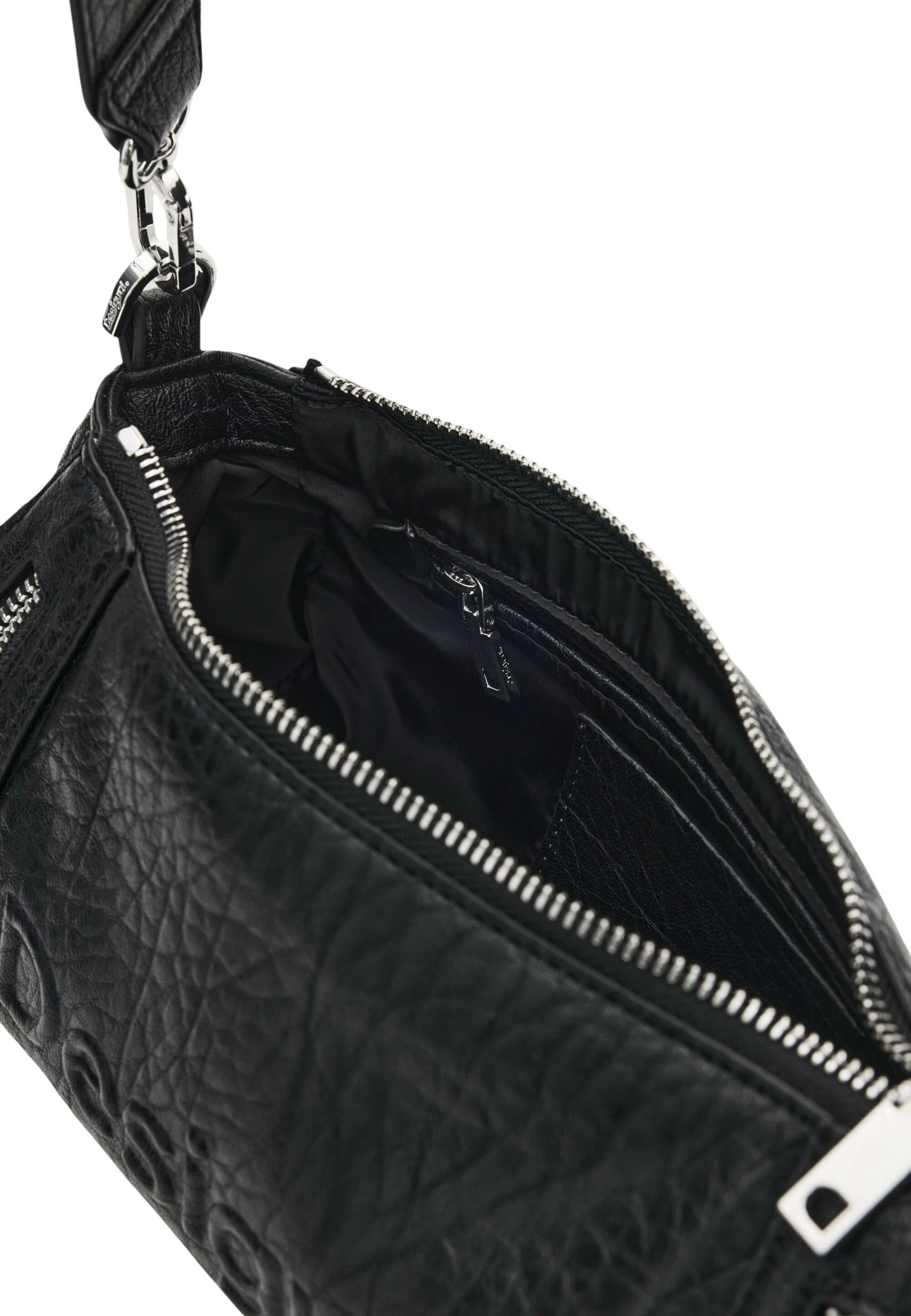 Çantë baguette për femra Desigual Zarauz NF B 26WAXP99, e zezë