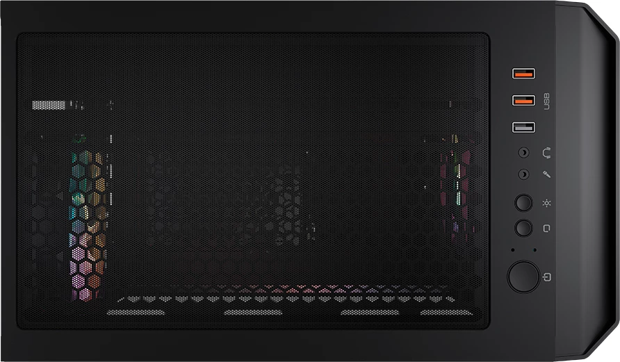 Kasë COUGAR MX430 Air RGB Mid Tower, ATX, 3x120mm fans, E zezë