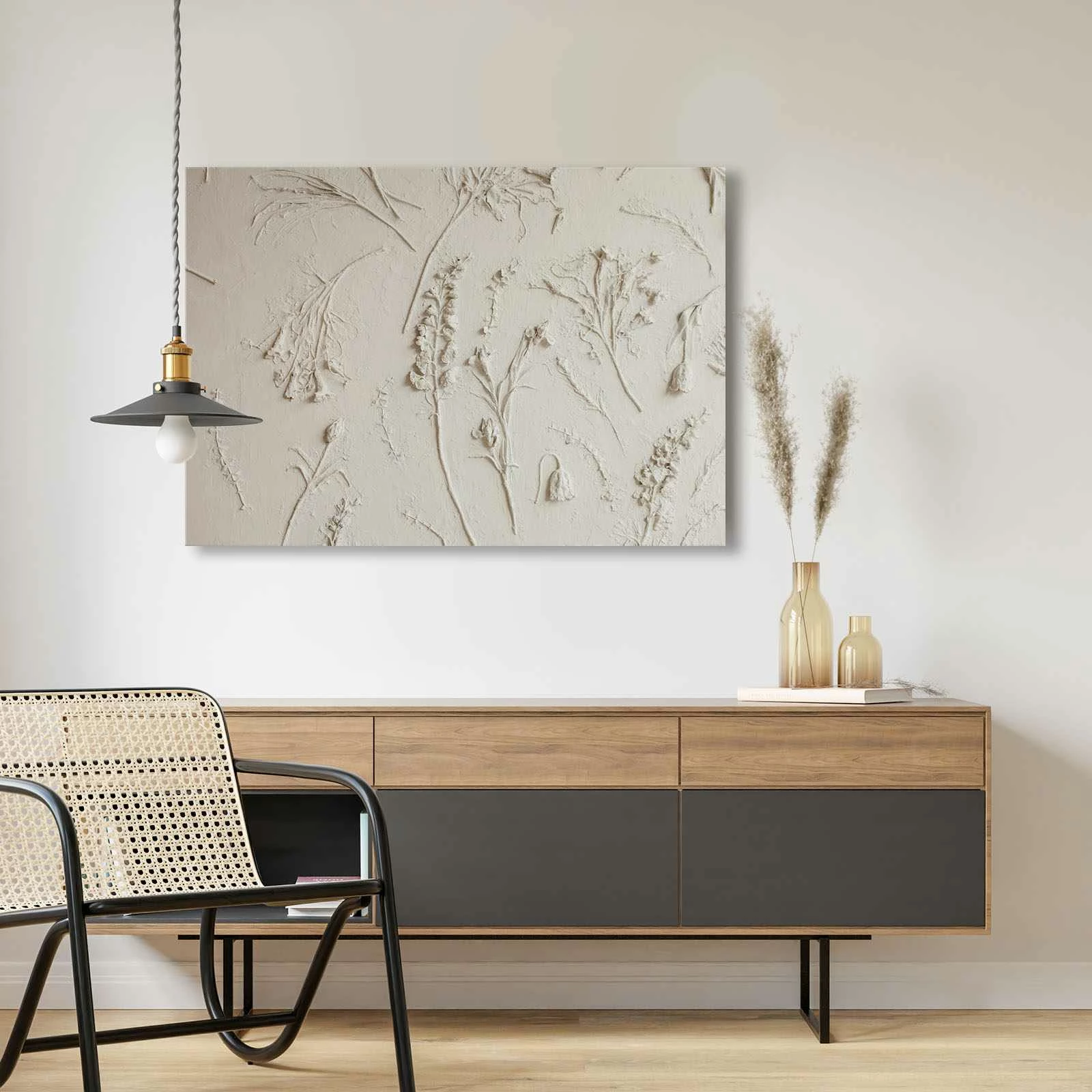 Pikturë dekorative në kanavacë, shumëngjyrëshe, Wallity, 70100Wabisabi-040, 70x100cm