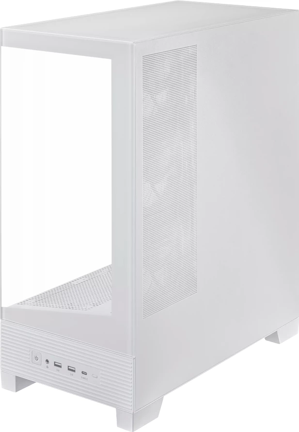 Kasë ASUS A31 PLUS ATX Midi Tower, tempered glass, 4x120mm ARGB fanë, radiator deri 360mm, GPU deri 380mm, e bardhë