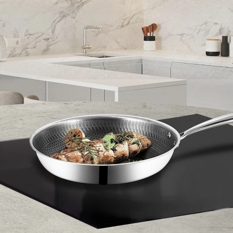 Tigan profesional MAESTRO MR-1214-28, 28cm, inox