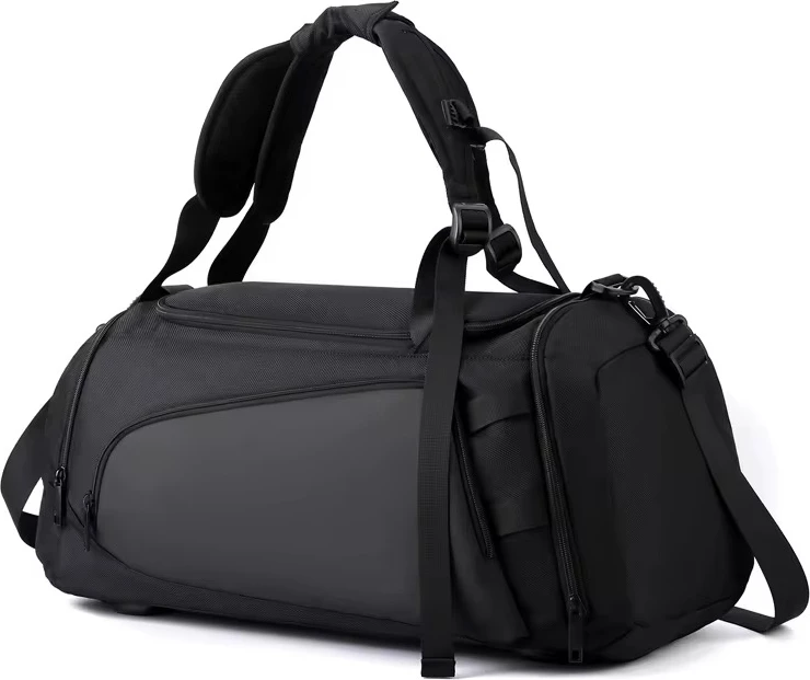 Çantë fitnesi, 60x30x27 cm, e zezë