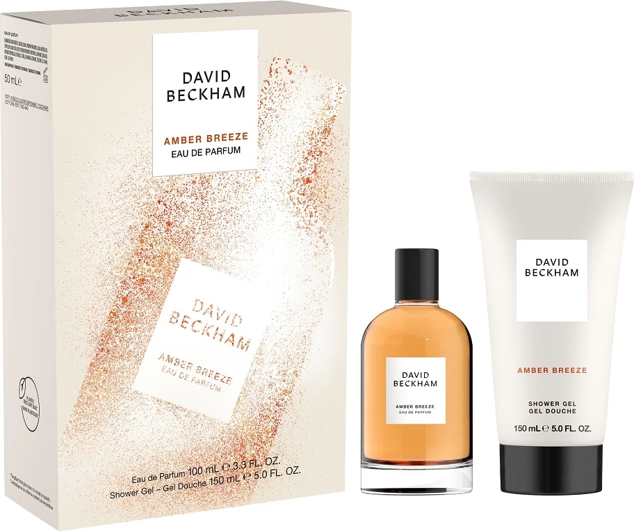 Set Eau de Parfum për meshkuj David Beckham Amber Breeze 100ml + Shower Gel 150ml