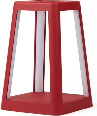 Llambë portative Lexon Lantern LH94DR me karikues wireless, LED, 15W, e kuqe