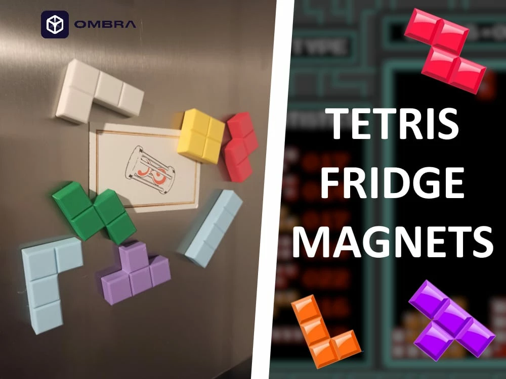Fridge Magnets : Tetris Block Magnets