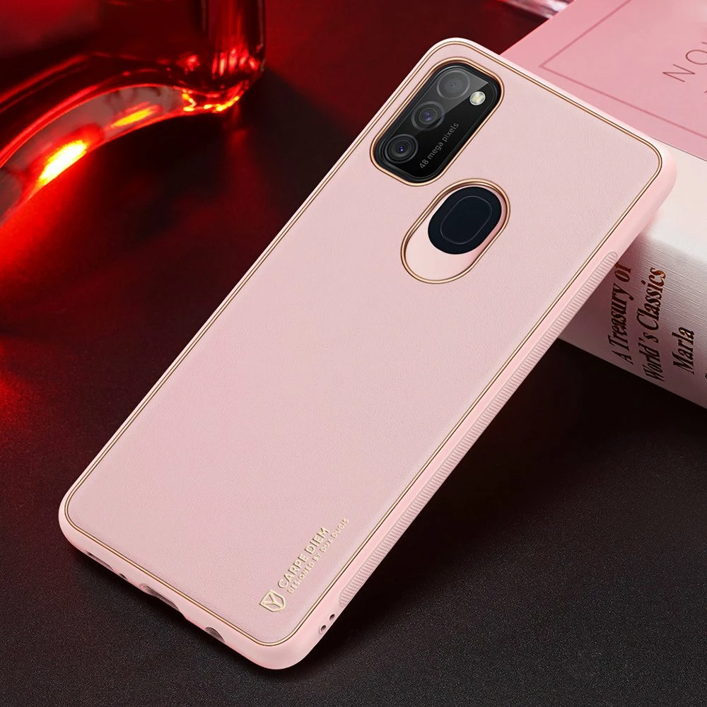 Mbështjellës Dux Ducis Yolo për Samsung Galaxy M30s, rozë