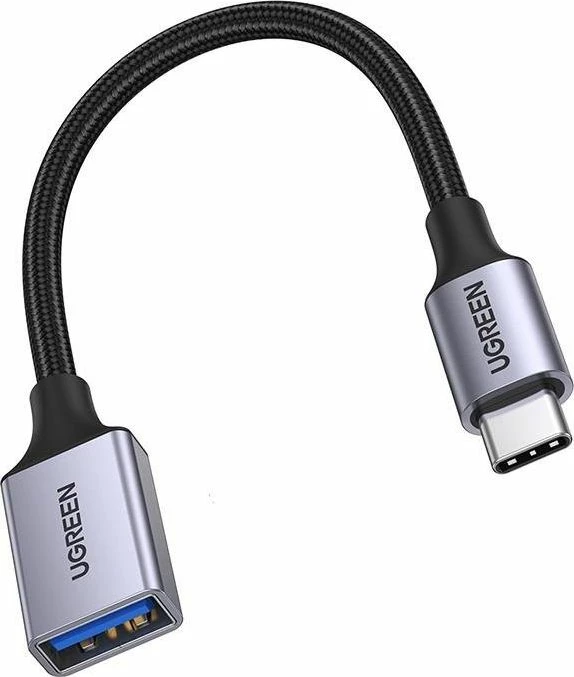 Adapter USB Ugreen US378 USB-A në USB-C USB 3.0 5Gbps, gri