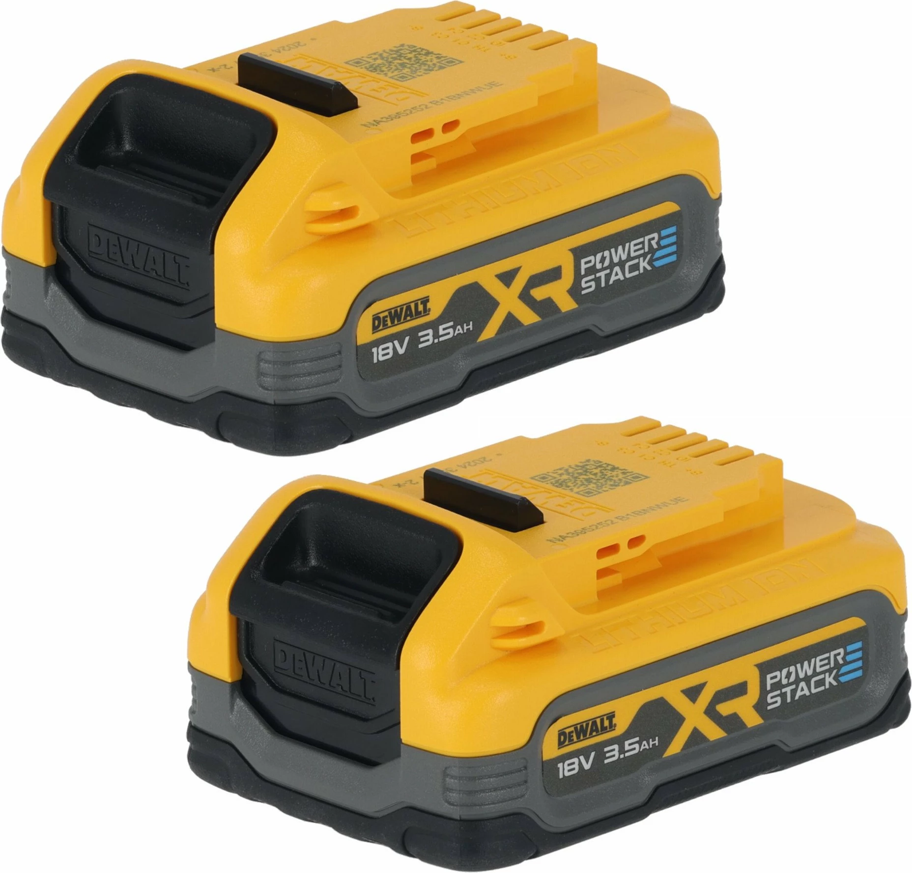 Bateri DeWalt DCBP318S2 18V 3.5Ah XR Li-Ion PowerStack, set 2 copë