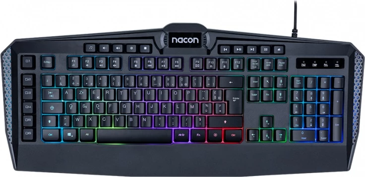 Tastierë gaming Nacon CL-210 UK, wired, full size, membrane, RGB, e zezë