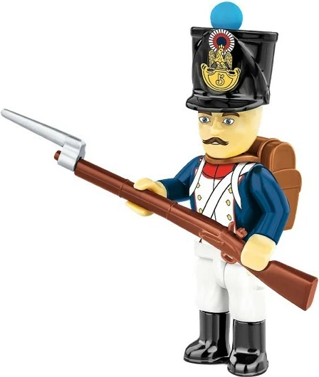 Set blloqe ndërtimi, Cobi, COBI-20090, 41 elemente, 3 figurina, Napoleonic Wars, plastikë