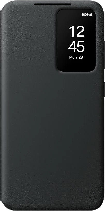 Mbështjellës Samsung Smart View Wallet Case për Galaxy S24, i zi