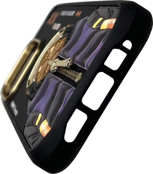 Mbështjellës Nimmy Cool&Cute 2.0 Monkey për iPhone 16 Pro 6.3", i zi