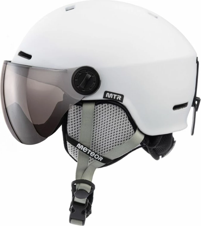 Helmetë skijimi Meteor për të gjithë, e bardhë [Madhësia: Standarde]