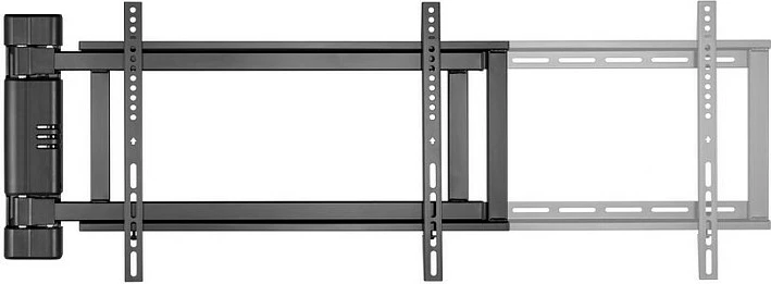 Mbajtëse muri për TV Equip, motorike, 32"-75", VESA 600x400, 50 kg, e zezë
