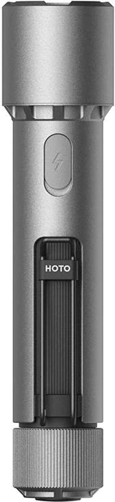 Elektrik dore taktik HOTO QWSDT005, 2300lm, 3100mAh, USB-C, Gri