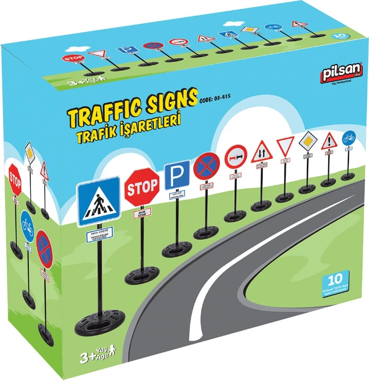 Set lodër për fëmijë Pilsan Traffic Signs 