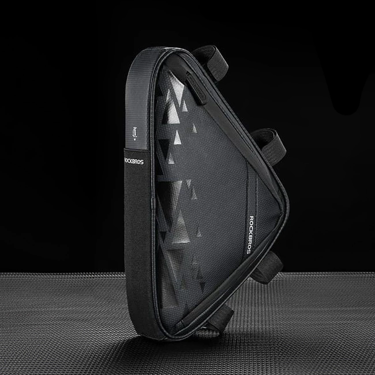 Çantë biçiklete Rockbros B39-2 për kornizë, 1.5L, e zezë