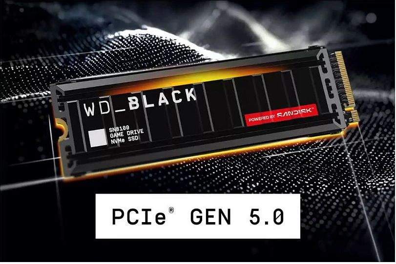 SSD M.2 NVMe WD_BLACK SN8100 8TB, PCIe 5.0 x4, me heatsink, e zezë