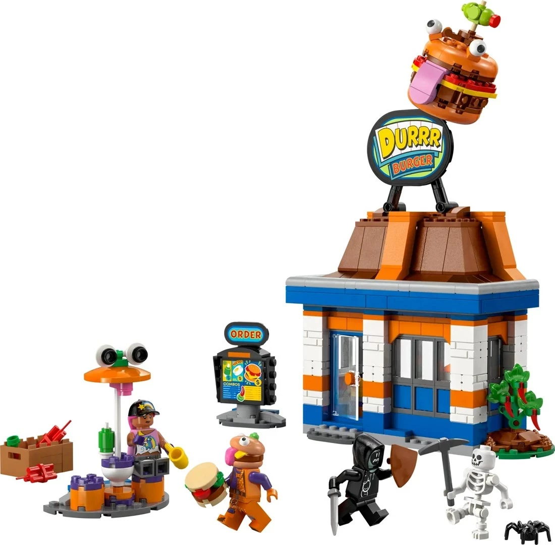 Set LEGO Fortnite 77076 Durrr Burger Restaurant, 546 pjesë, me 4 minifigura