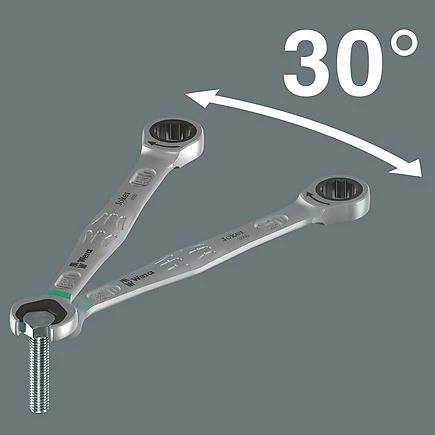 Set çelësa racë Wera Joker 6000, 11 copë, inox, me mbajtës