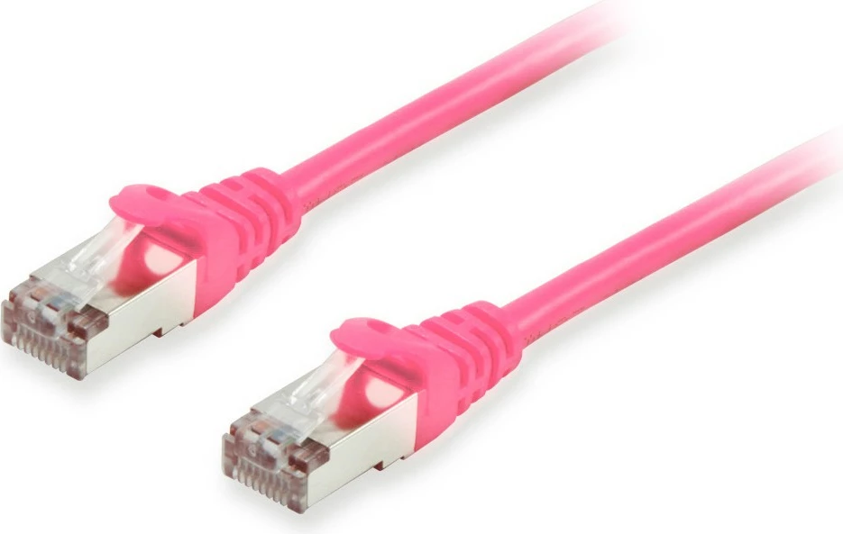Kabëll rrjeti Equip Cat6a S/FTP 0.5m, RJ-45, rozë