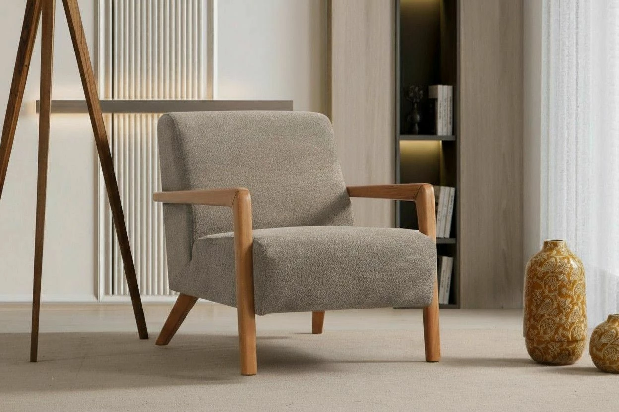 Karrige wing Lyke, kafe, Atelier del Sofa