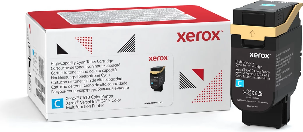 Toner, Xerox 006R04686 C410 kapacitet i lartë 7000 faqe, cian
