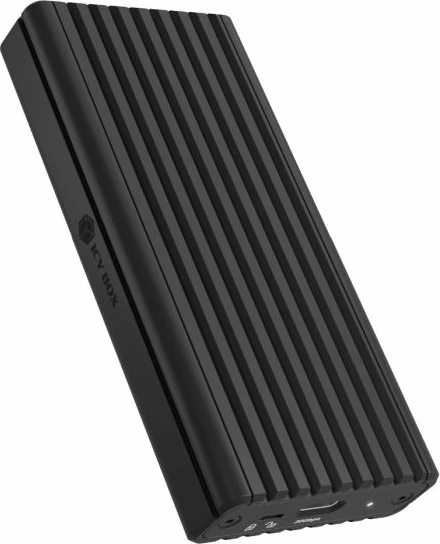 Kasë për SSD M.2 NVMe ICYBOX IB-1917M-C32a USB-C 3.2 Gen 2x2 20Gbps, e zezë, set 1 copë