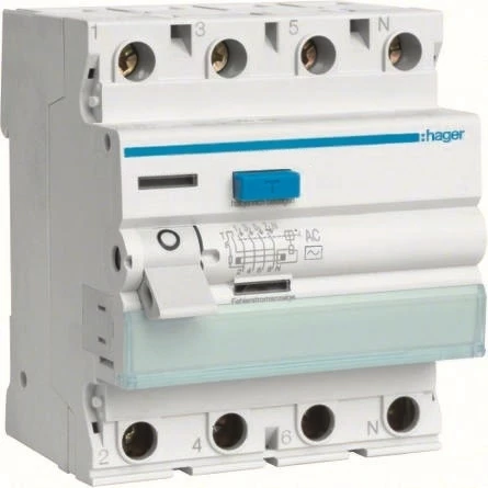 Ndërprerës diferencial (RCD) Hager CDC440J 4P 40A 30mA AC