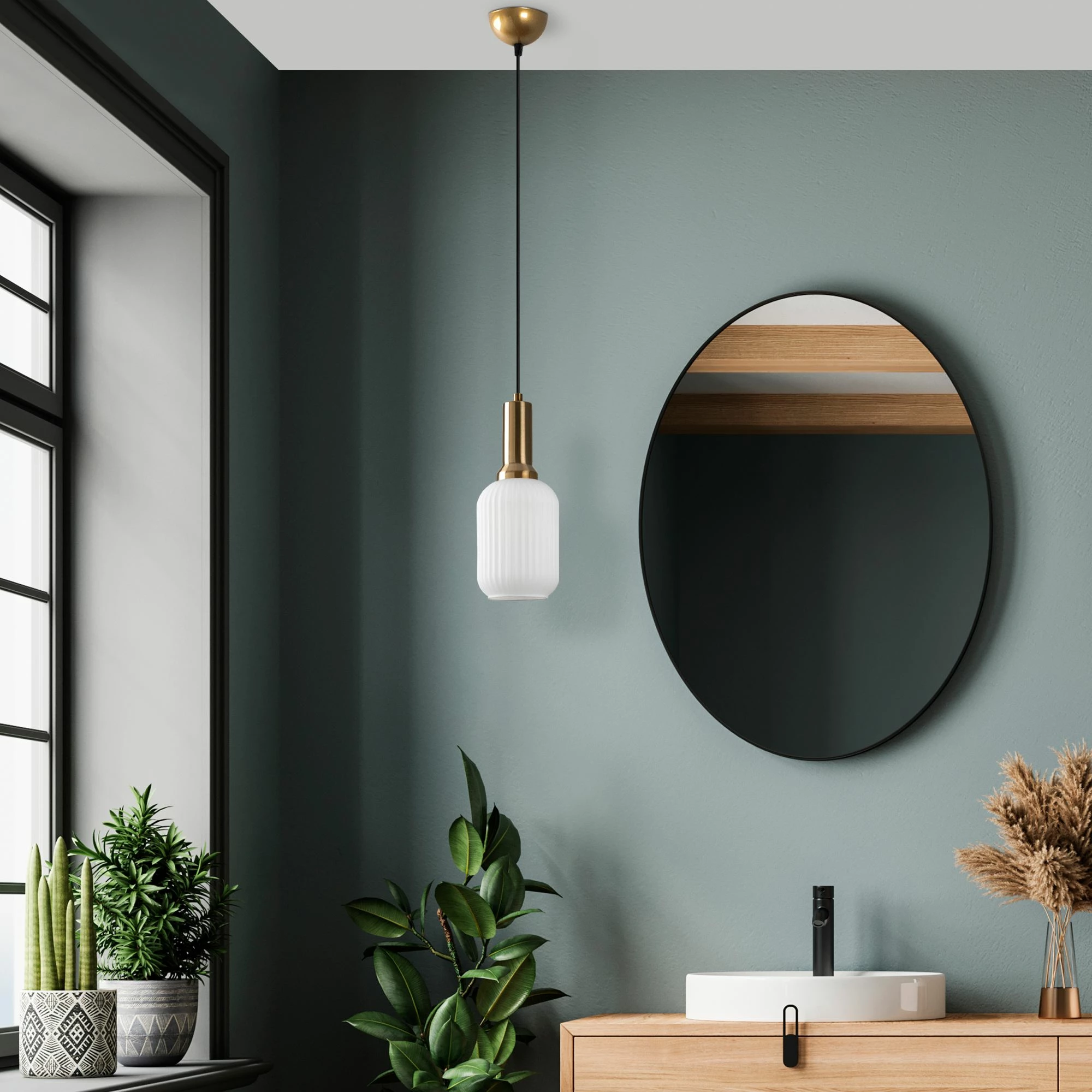 Llambë tavani Opviq, Asker - 15191, ngjyrë ari