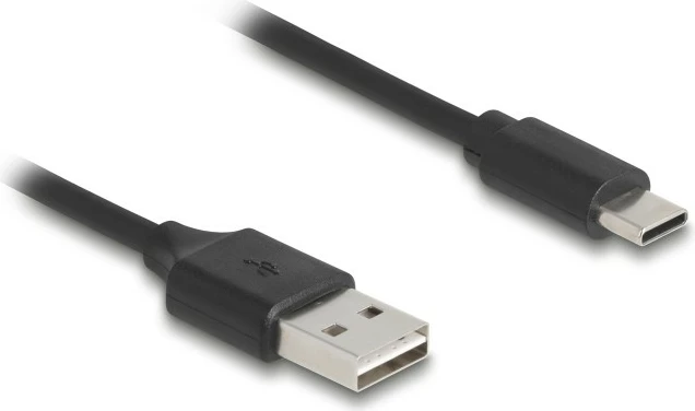 Kabllo USB DeLOCK 90133, 0.8m, USB A në USB A, USB 2.0, e zezë