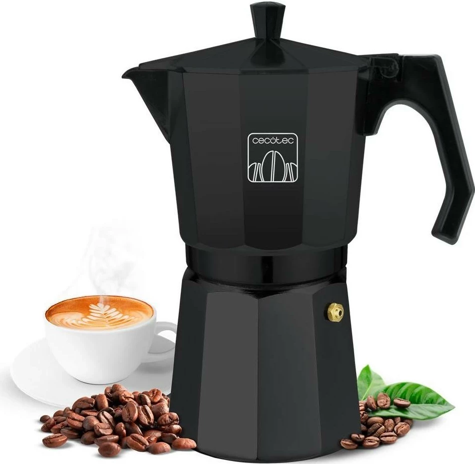 Aparat kafeje Cecotec Moklassic 600, alumini, 272ml, e zezë