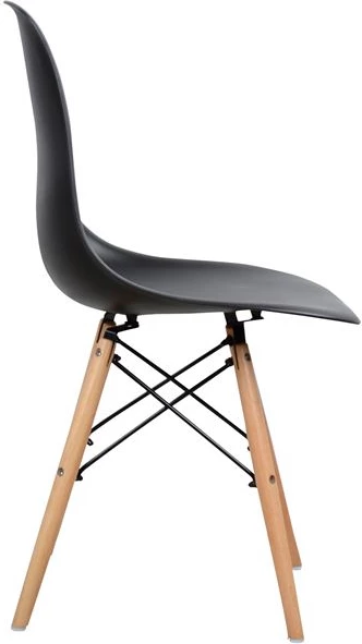Set Karrige druri Twist PP FH8460.02, 46x50x82 cm, 4 copë, të zeza